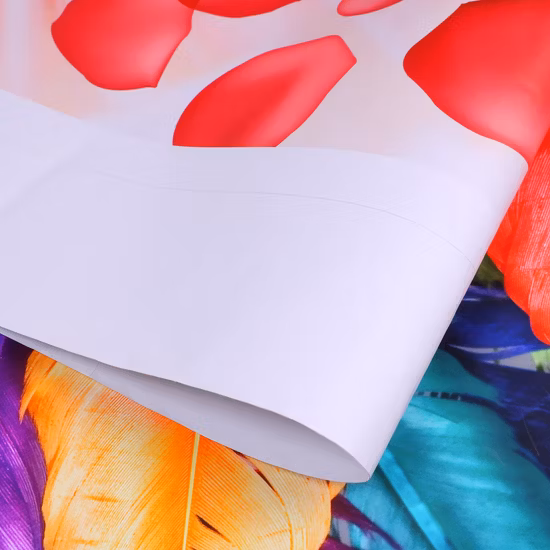 Papel de parede autoadesivo removível para impressão, casca e bastão, não tecido/poliéster, impressão com solvente ecológico, papel de parede