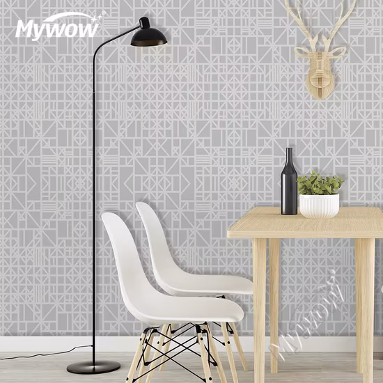 Papel de parede de luxo Sala de estar Decoração Tecido de camurça Quarto Papel de parede 3D