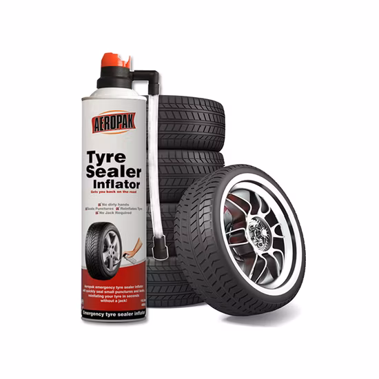 Reparação de emergência de pneus furados e selante de enchimento para bicicletas/carros com spray de reparação de pneus